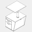 Techno by rb | Anstellcontainer mit 3 Auszügen, 1...