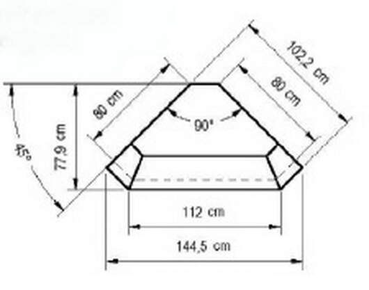 Techno by rb | Counter-Eckmodul inkl. Schreibtischplatte