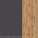 Cadre.Plus by rb | Kleiderschrank 3-türig, 1 Spiegel, 7 Böden, 1 Kleiderstange