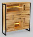 Niehoff Sitzmöbel | IBIZA Highboard 140,0 cm breit -...