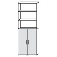 Röhr carry.office | Aktenschrank 6 Ordnerhöhen...