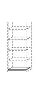 Röhr Techno | Sockelböden für Stollensystem - 33,9 cm tief