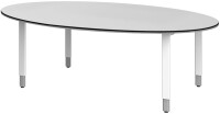 Objekt.Plus by rb | Konferenztisch mit Ovalplatte 220x110cm -  Type 297/-284