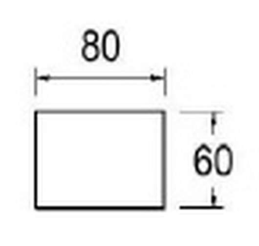 A94 | 80 cm Breite / Gestell Alusilber