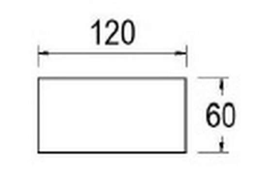 A95 | 120 cm Breite / Gestell Alusilber