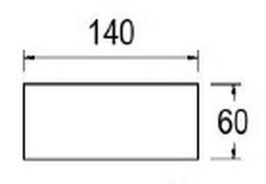 B96 | 140 cm Breite / Gestell Weiß