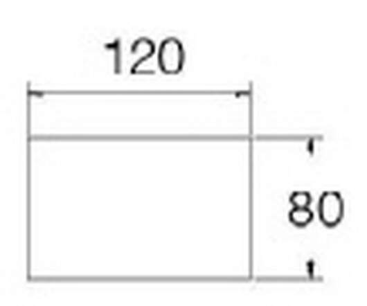 Typ 154 - 120 x 80 cm / Anthrazit