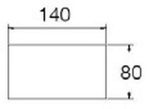 Typ 156 - 140 x 80 cm / Anthrazit