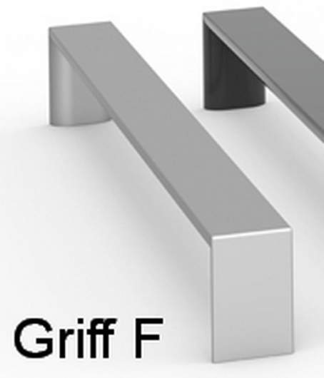 Griff F2 - alusilber | Fuß Anthrazit